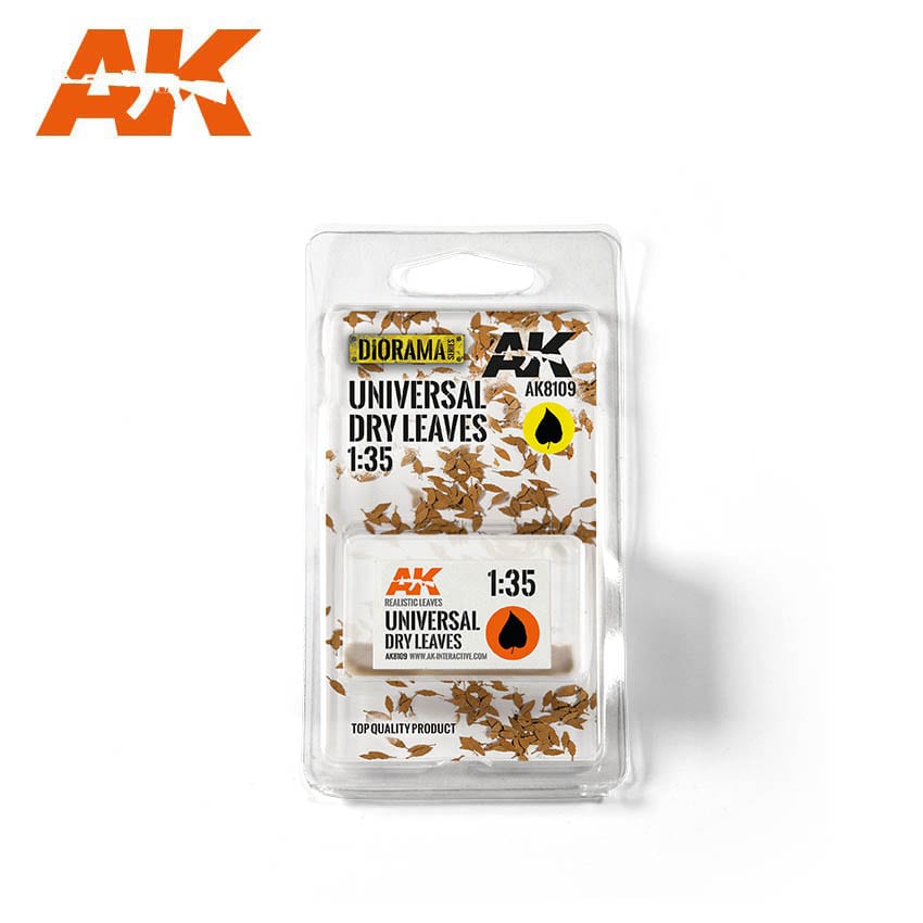AK Interactive Vegetation - Universal Dry Leaves 1/35 Diorama Hobby Scenics