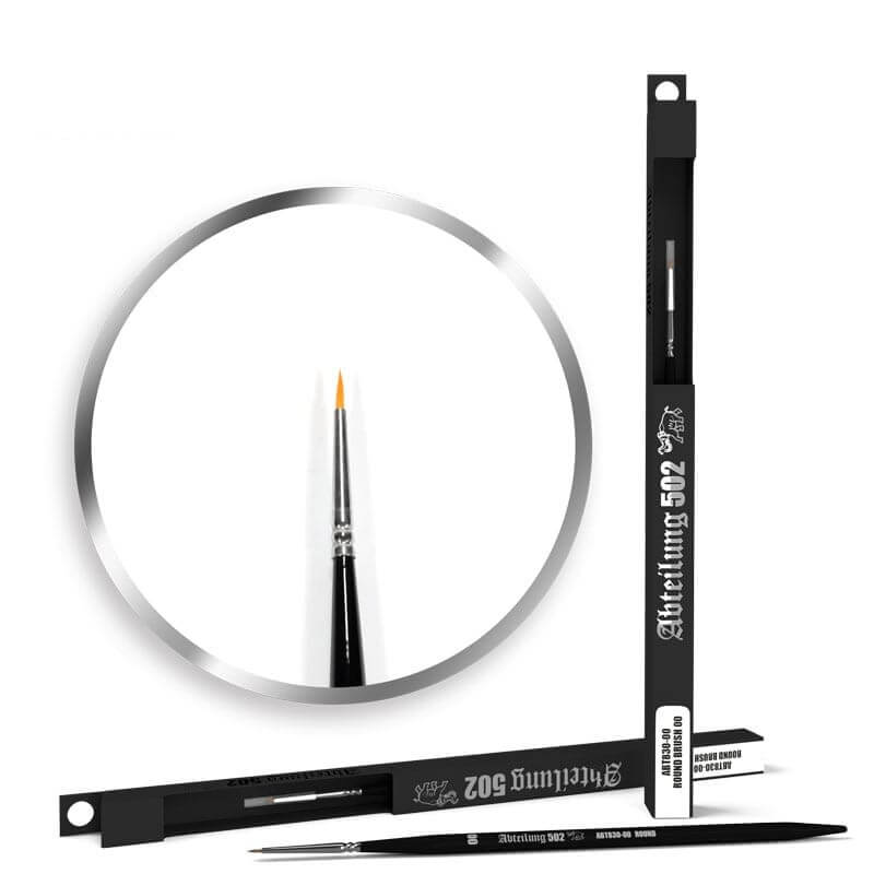 Abteilung 502 Deluxe Brushes - Round Brush 00 Hobby Tool