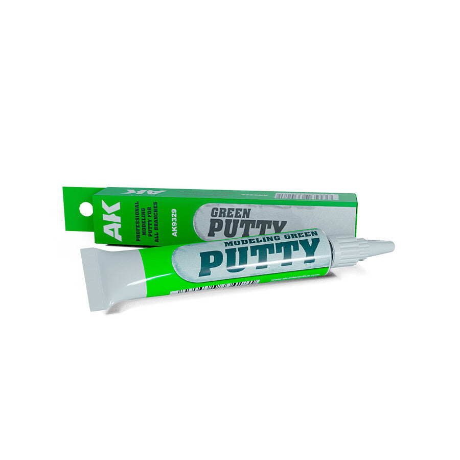 AK Interactive - Modelling Green Putty - High Quality Diorama Hobby Scenics