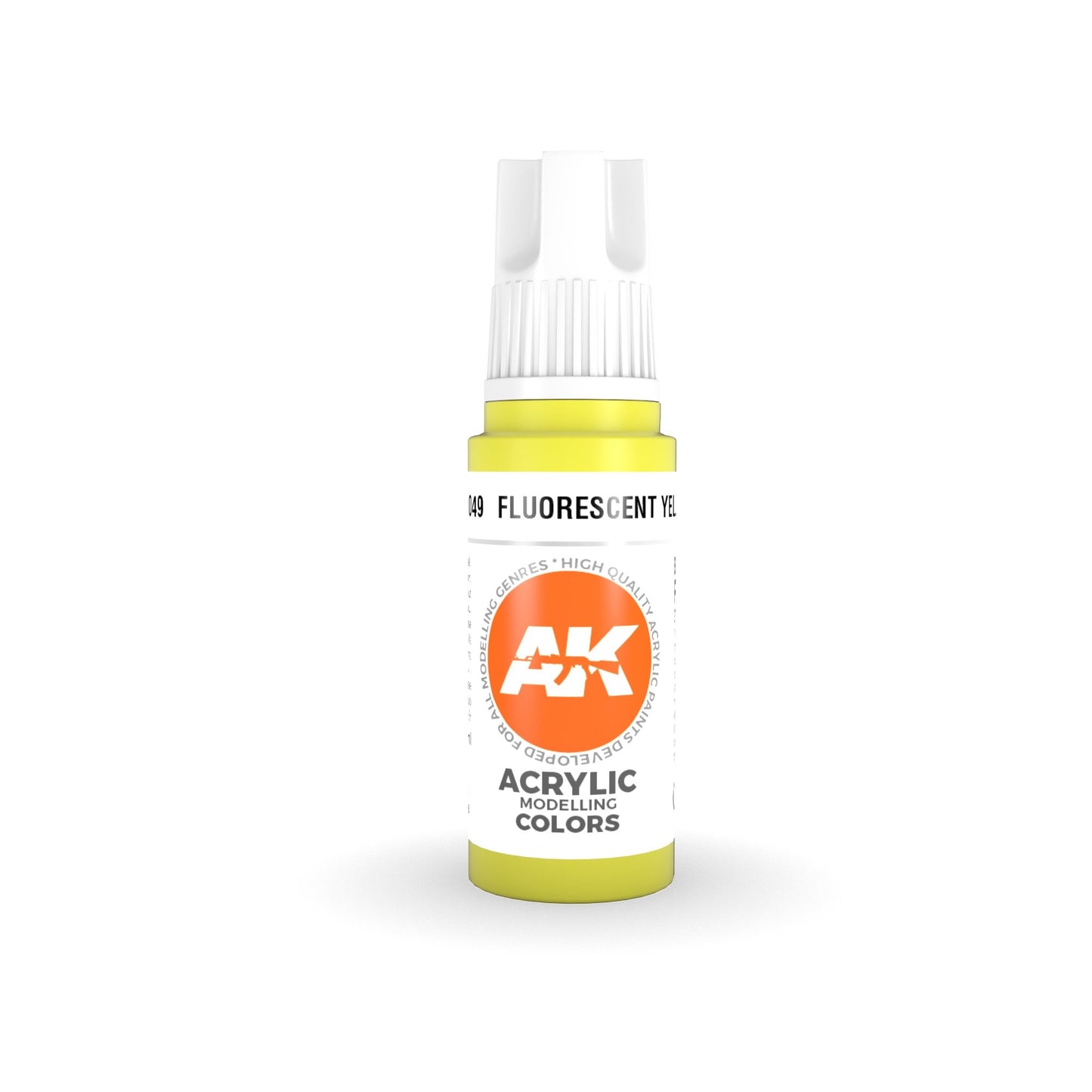 AK Interactve 3Gen Acrylics - Fluorescent Yellow 17ml Miniature Paint