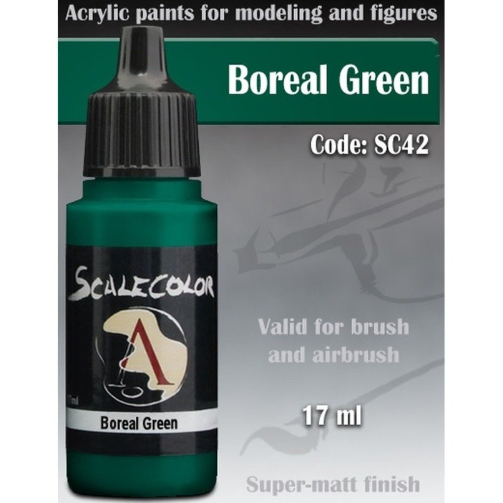 Scale 75 Scalecolor Boreal Green 17ml Miniature Paint