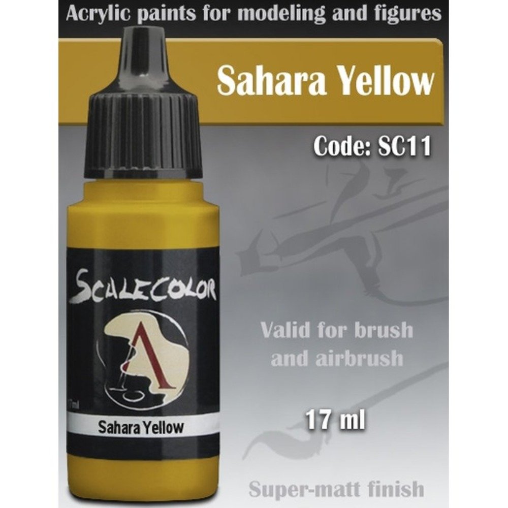 Scale 75 Scalecolor Sahara Yellow 17ml Miniature Paint