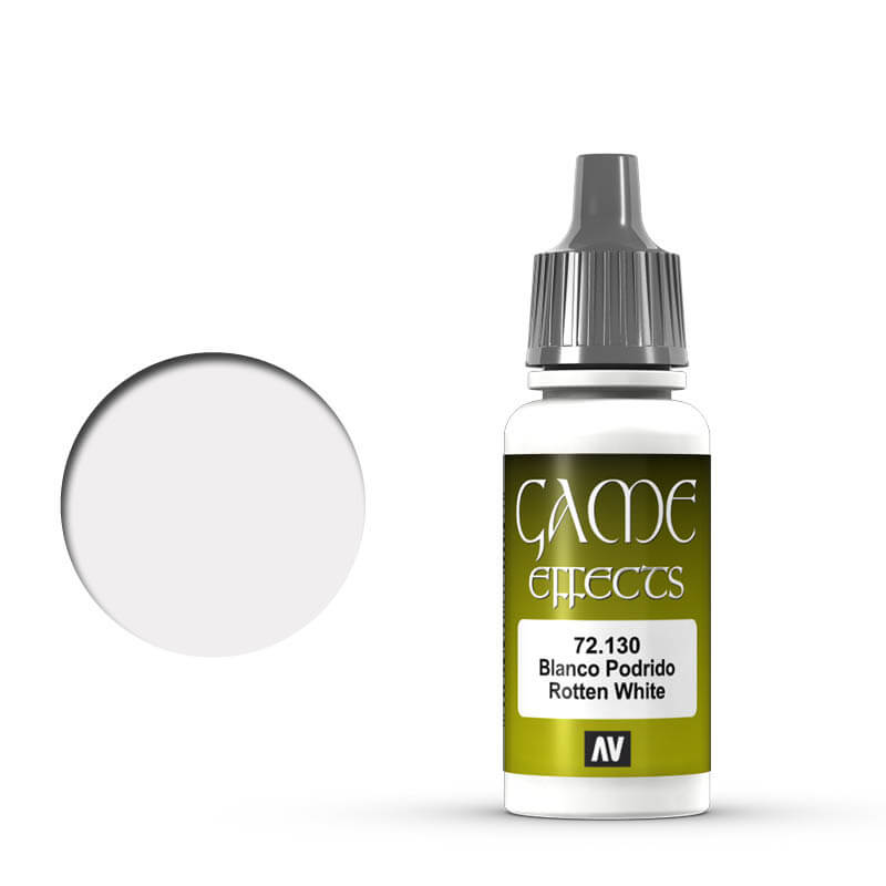 Vallejo Game Colour - Effects Rotten White 17ml Miniature Paint