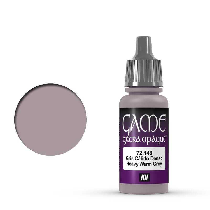 Vallejo Game Colour - Extra Opaque Heavy Warm Grey 17ml Miniature Paint