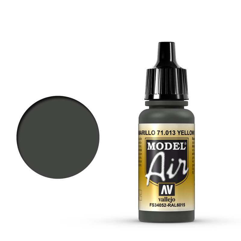 Vallejo Model Air - Yellow Olive 17ml Miniature Paint