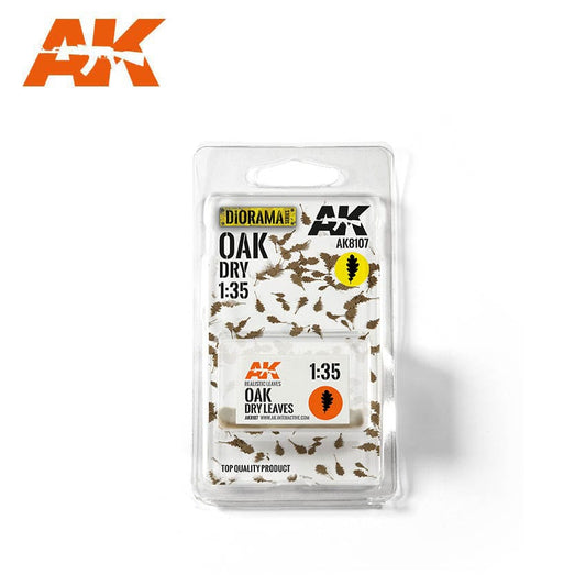 AK Interactive Vegetation - Oak Dry Leaves 1/35 Diorama Hobby Scenics