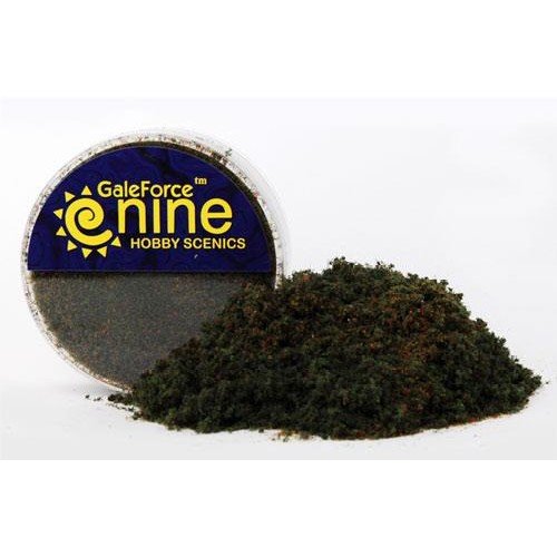 GF9 Hobby Round Dark Conifer Flock Blend Diorama Hobby Scenics