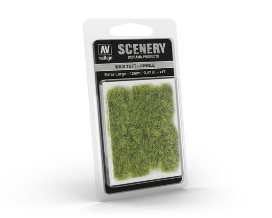 Vallejo Scenery - Wild Tuft - Extra Large - Jungle Diorama Hobby Scenics
