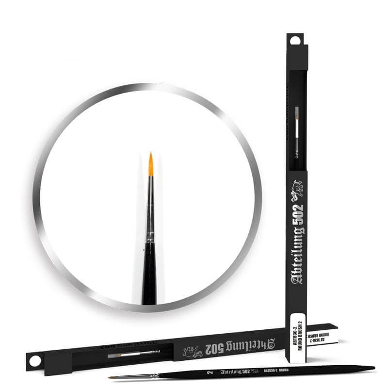 Abteilung 502 Deluxe Brushes - Round Brush 2 Hobby Tool