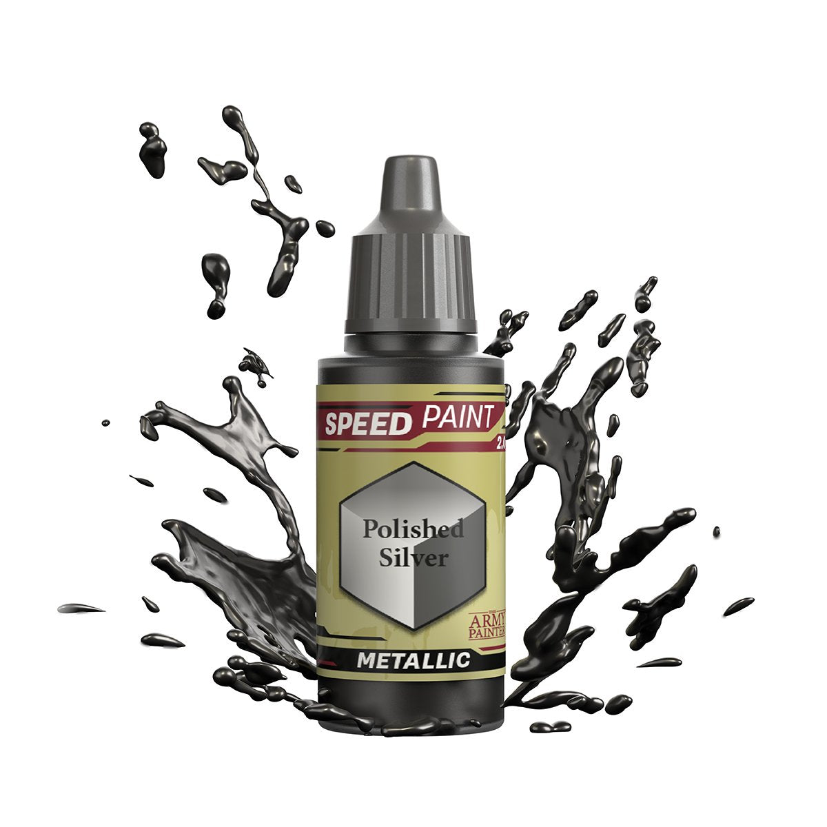 Army Painter Speedpaint 2.0 - Polished Silver 18ml Miniature Paint