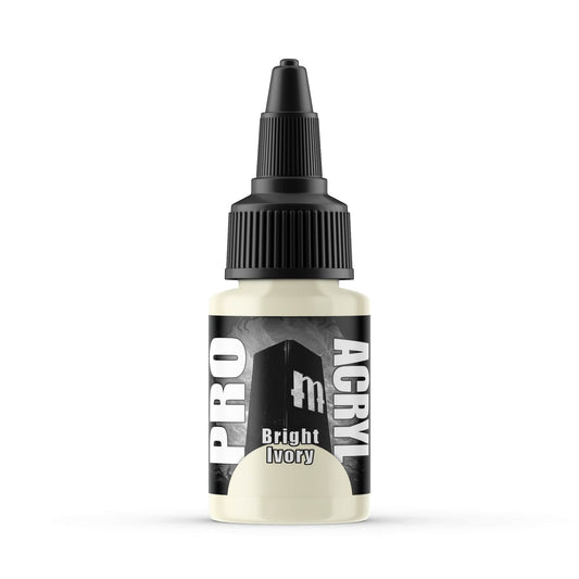 Monument Pro Acryl - Bright Ivory 22ml Miniature Paint