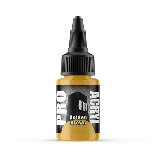 Monument Pro Acryl - Golden Brown 22ml Miniature Paint