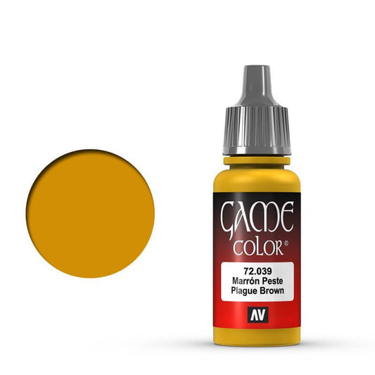 Vallejo Game Colour - Plague Brown 17ml Hobby Tool