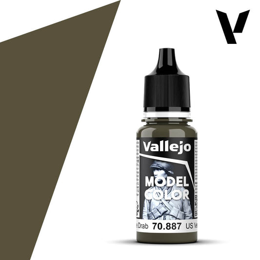 Vallejo - Model Colour - US Olive Drab 18ml Hobby Tool