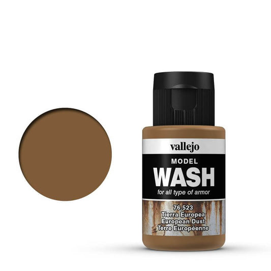 Vallejo Model Wash - European Dust 35ml Miniature Paint