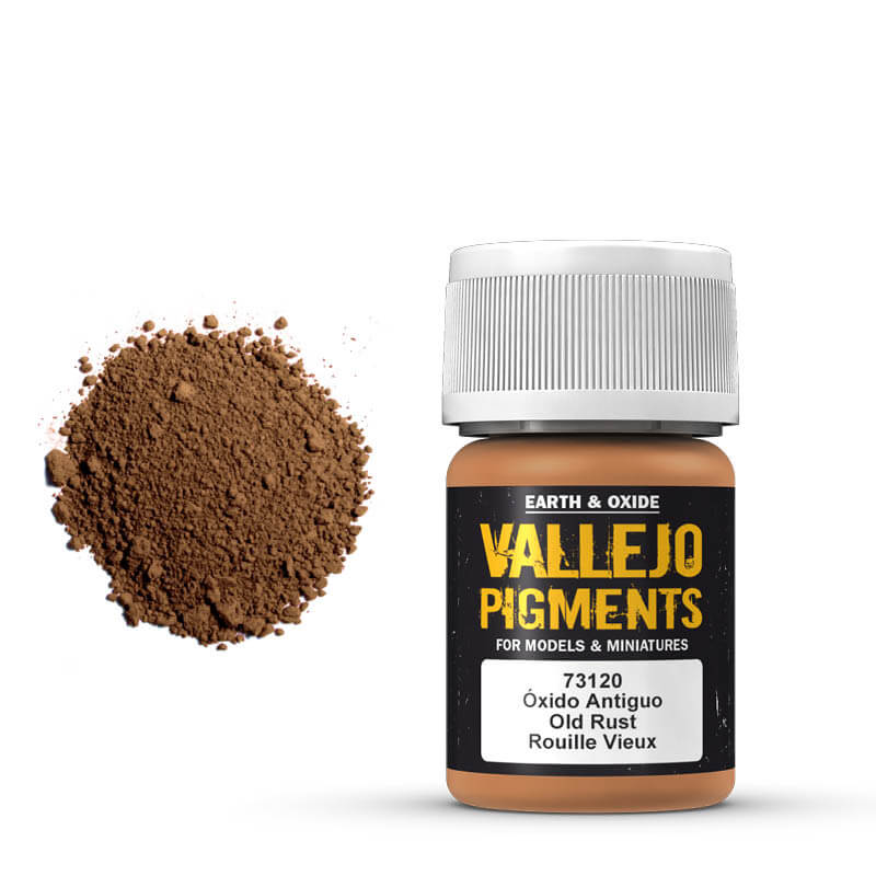 Vallejo Pigments - Old Rust 30ml Miniature Paint