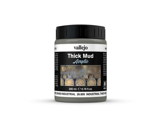 Vallejo Diorama Effects - Industrial Thick Mud 200ml Hobby Scenics